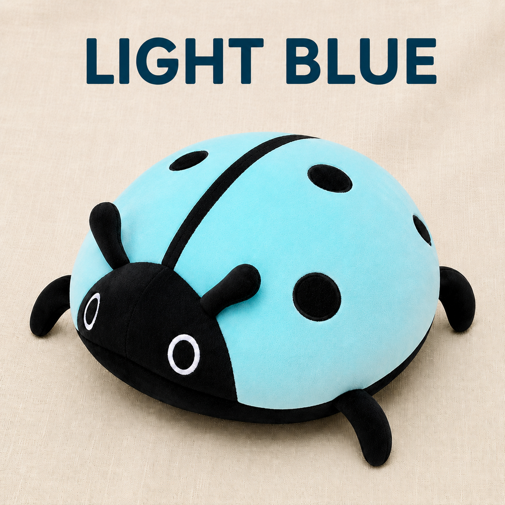Ladybug plush pillow product image