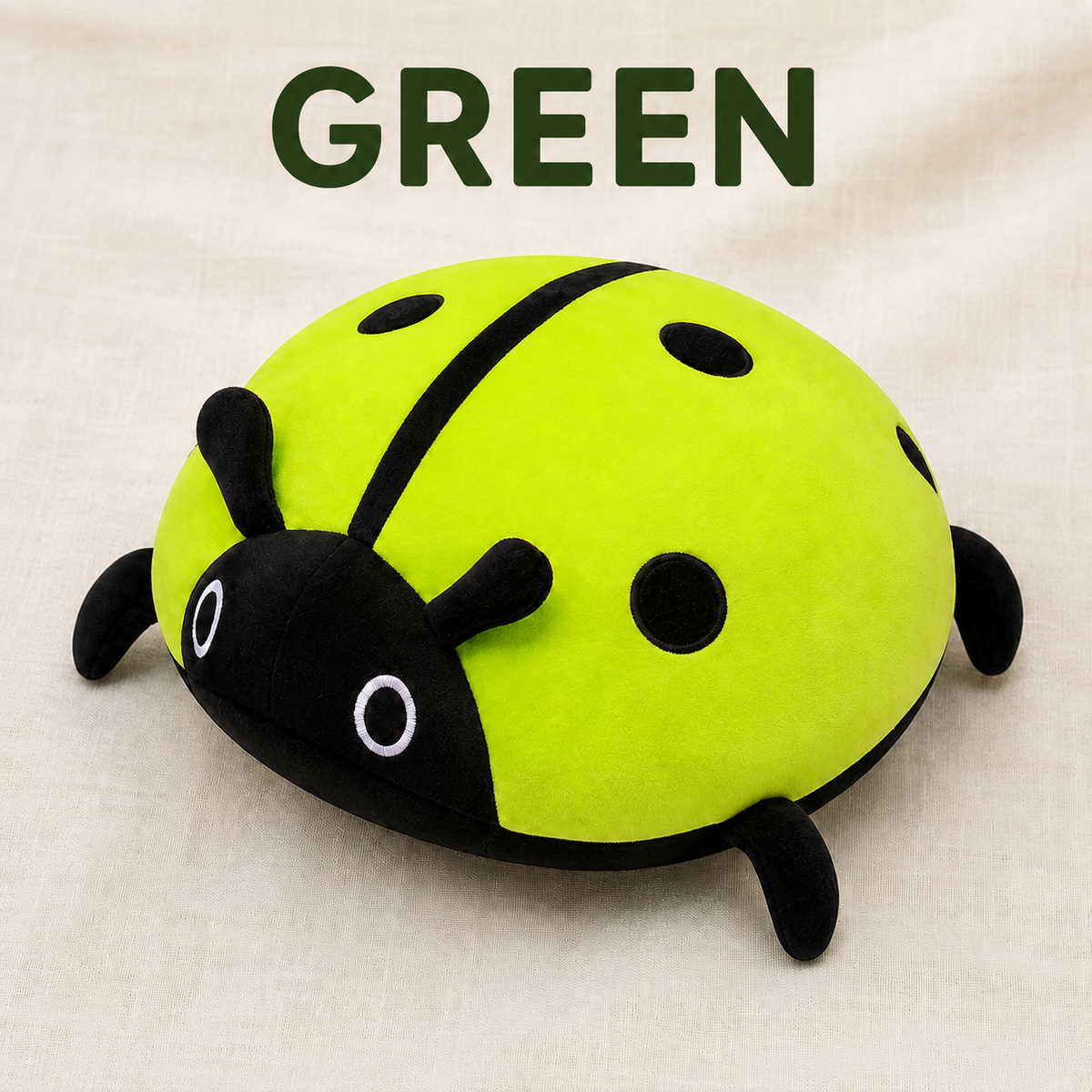 Ladybug plush pillow color option image