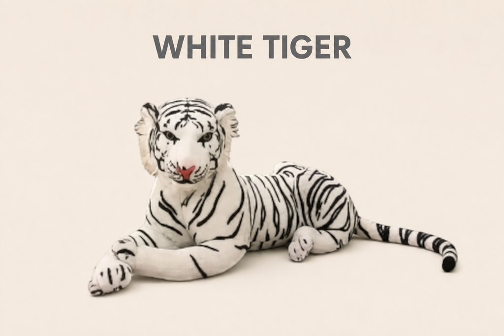 Orange tiger plush