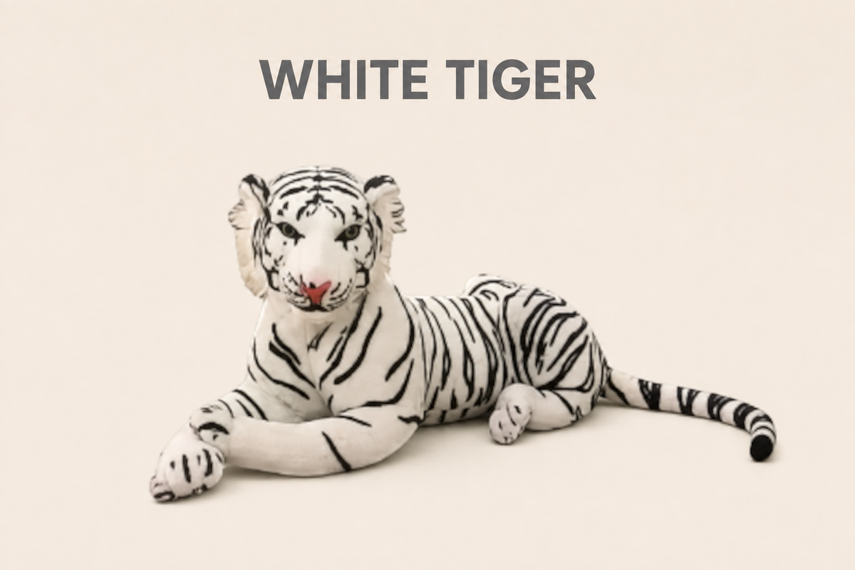 Orange tiger plush
