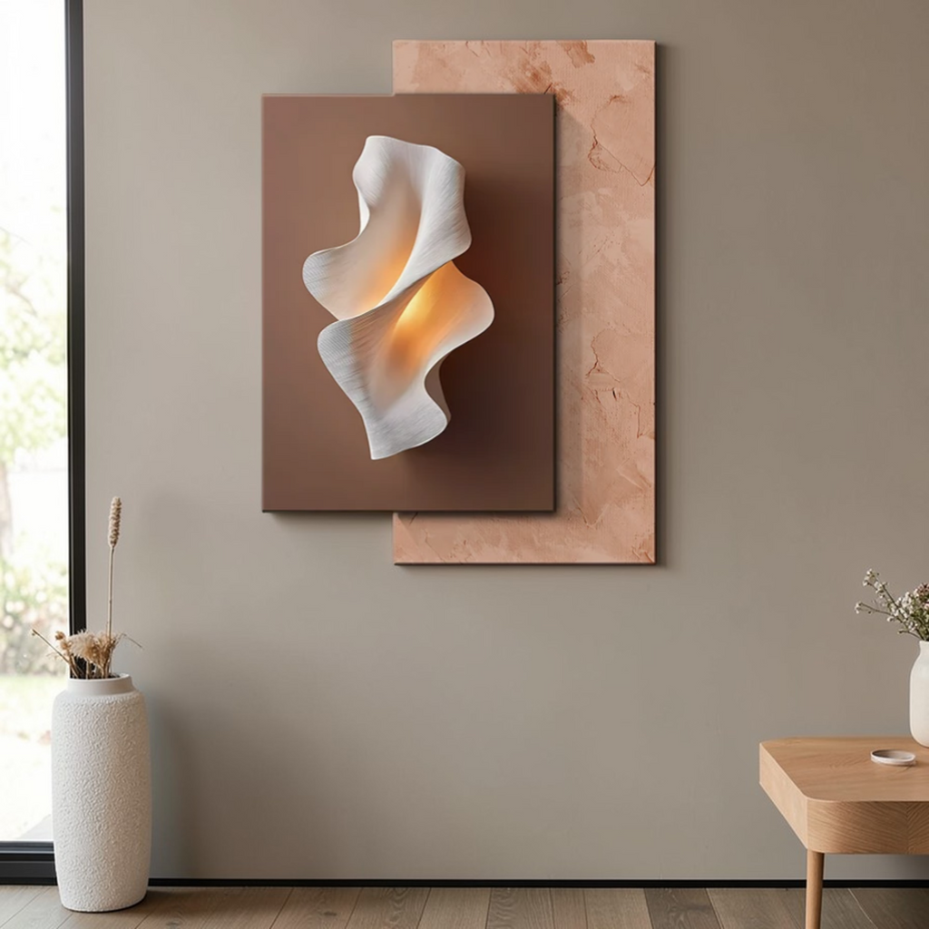 Abstract LED wall art lamp modern room decor