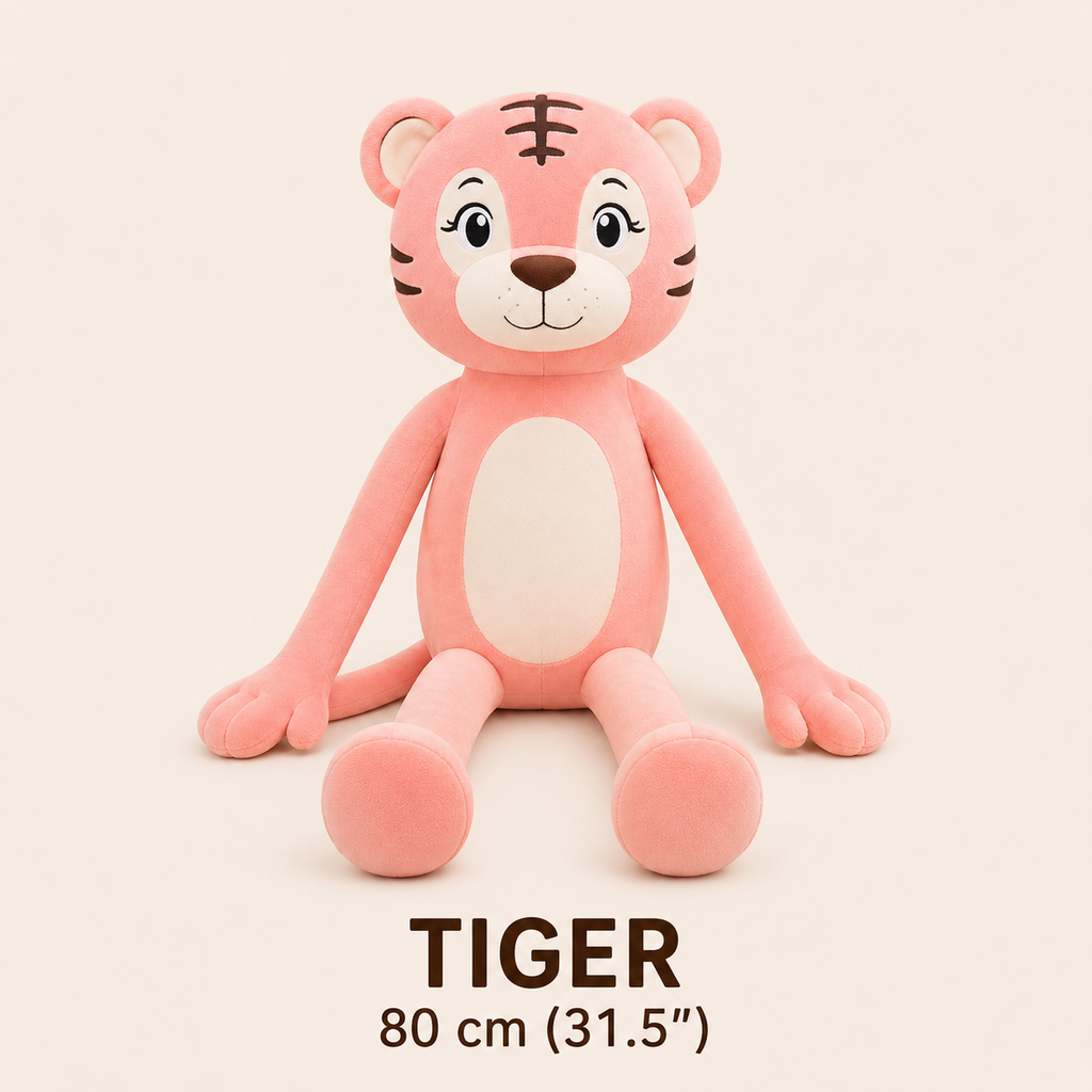 Tiger 80 cm long leg plush