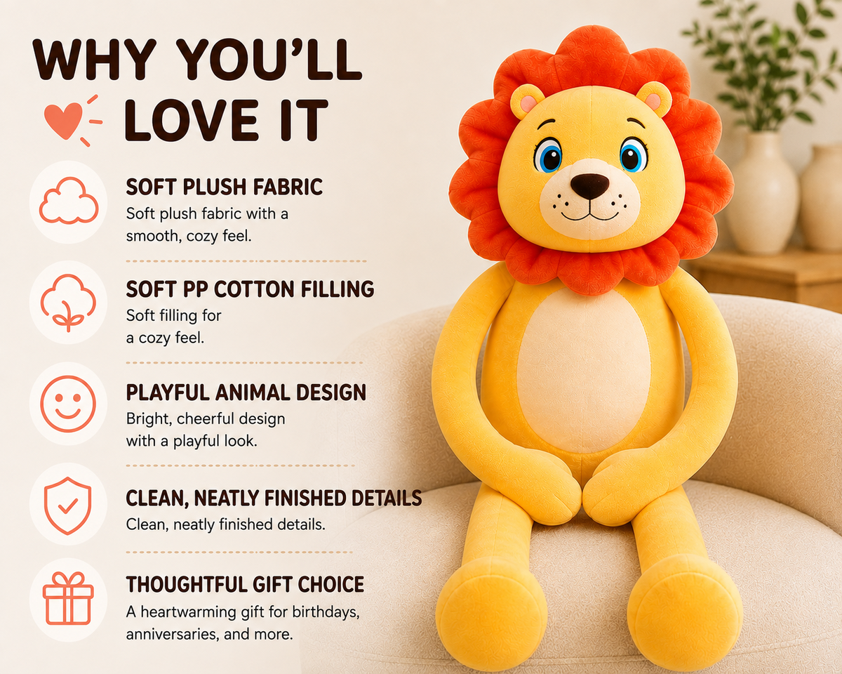 Why you will love long leg plush animal