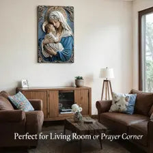 Madonna and Child Wall Plaque