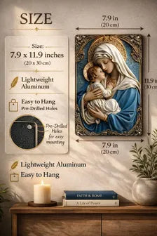 Madonna and Child Wall Plaque