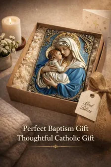 Madonna and Child Wall Plaque
