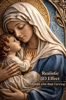 Madonna and Child Wall Plaque