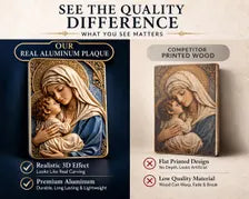 Madonna and Child Wall Plaque