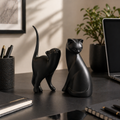 Modern decorative cat figurines for home decor