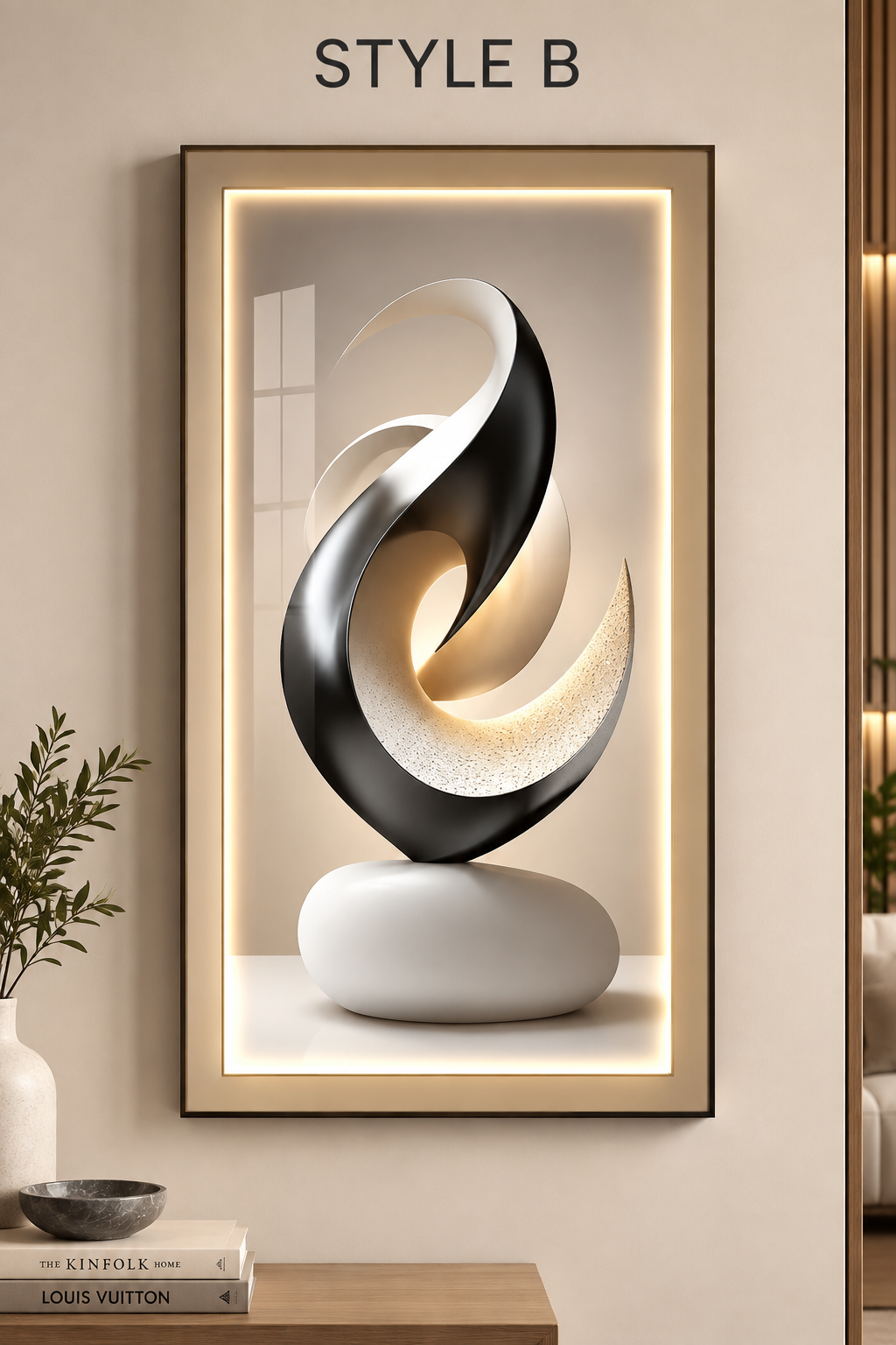 Modern LED Wall Art Light Style B