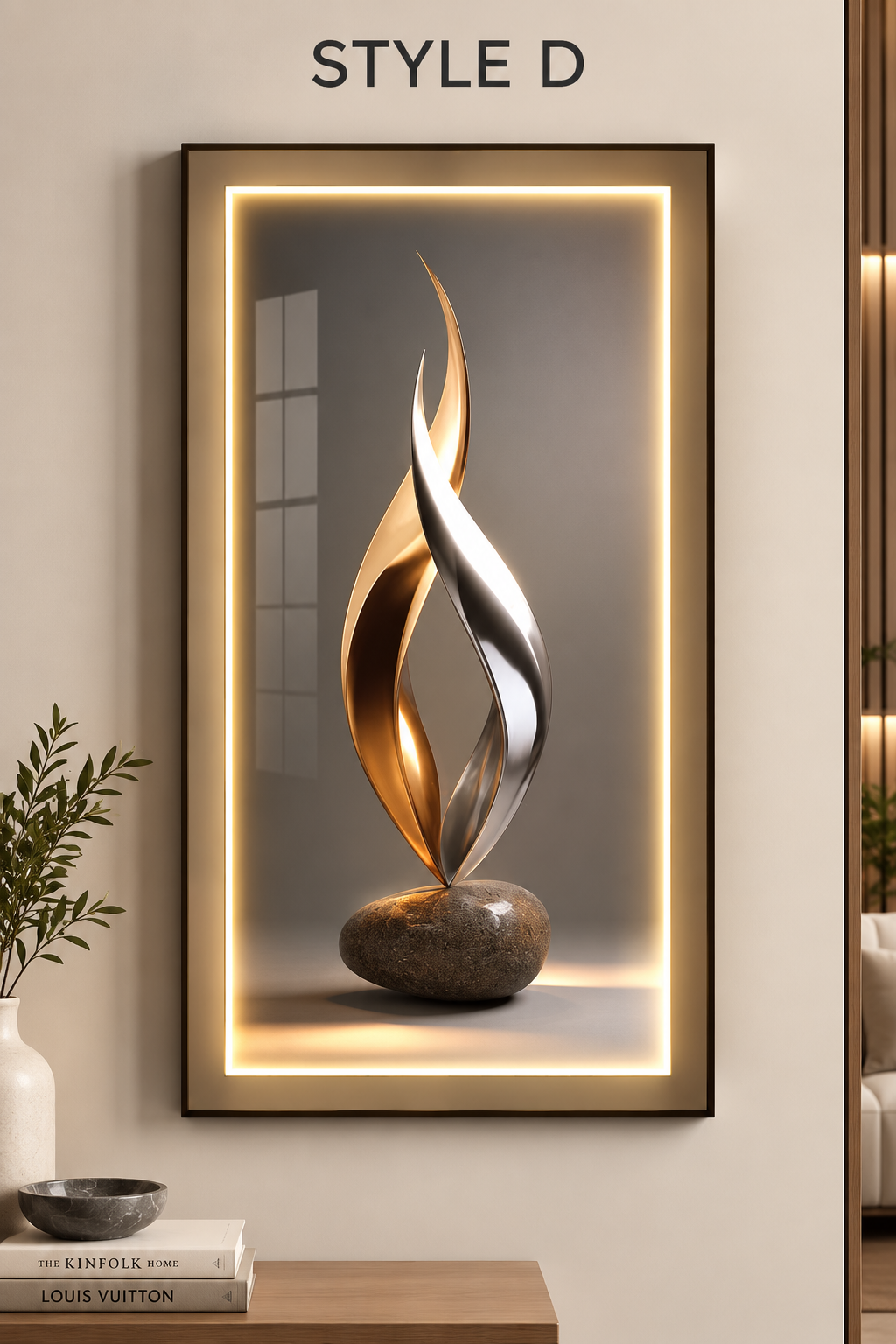 Modern LED Wall Art Light Style D