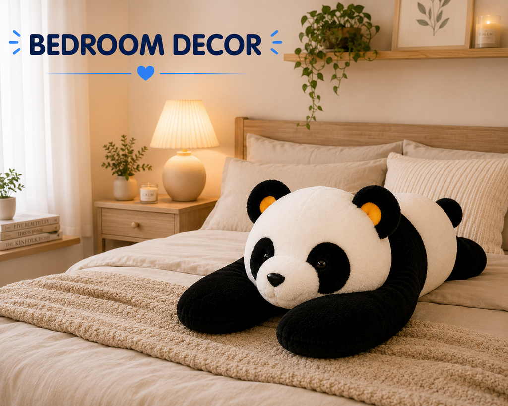 Giant Panda Plush bedroom decor