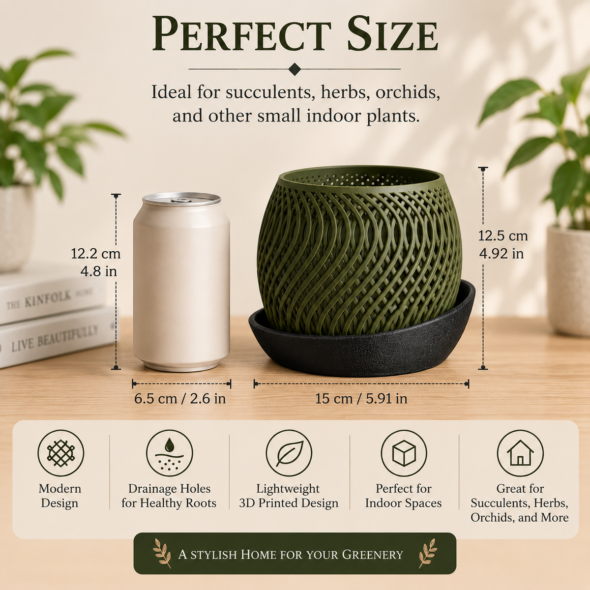Modern lattice planter size guide