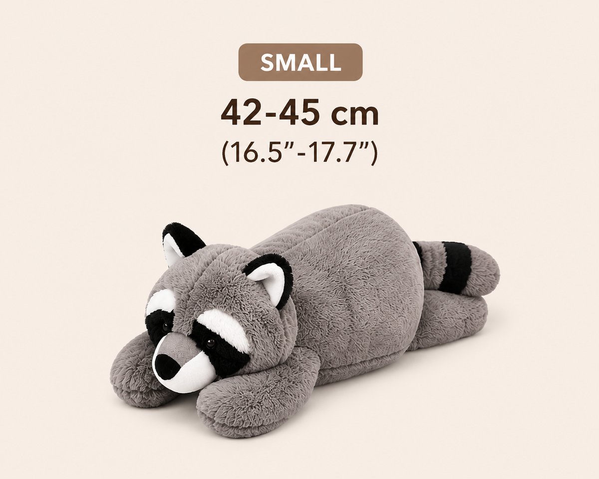 Raccoon plush product details