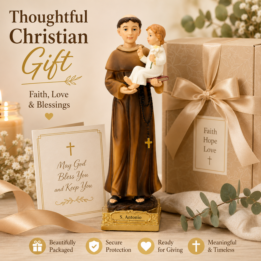 Saint Anthony statue as a thoughtful Christian gift