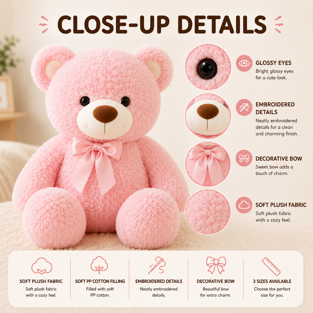 Plush teddy bear