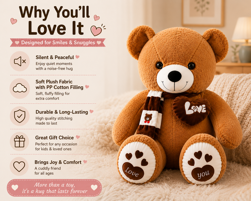 Teddy bear features and why you will love it
