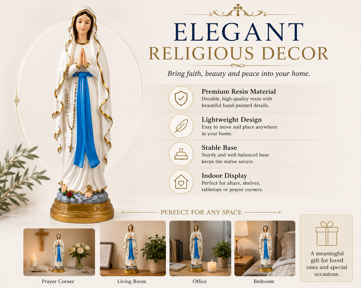 Virgin Mary religious home decor