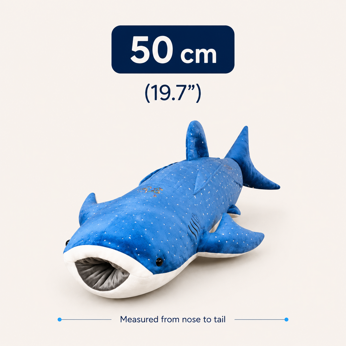 Whale shark plush 50 cm size